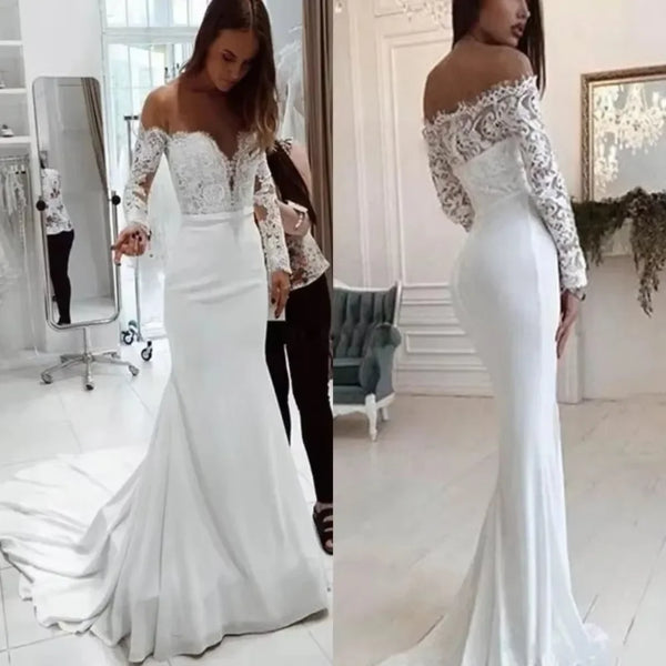 Fashion Female French Wedding Dress, Sexy Elegant Lace Evening Dresses, Long Vestidos, Summer Dress, Sexy Dress for Women