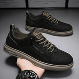 Men’s Comfortable Flat Casual Shoes, Outdoor Sneakers, High-End Fashion Dress Shoes, Stylish One-Pedal Footwear for Men