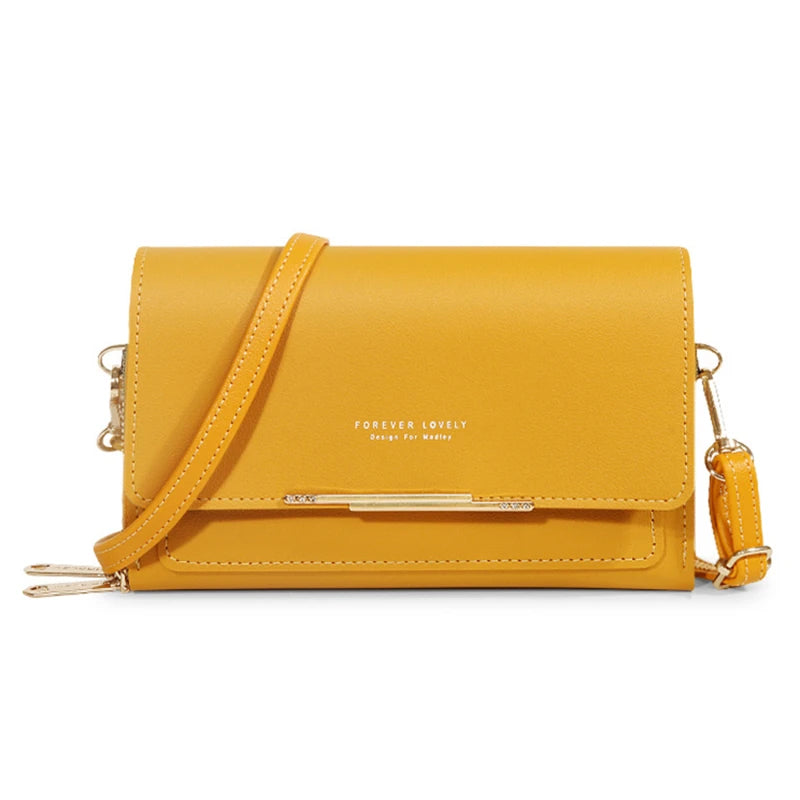 Women’s Korean Wallet Handbag, Multi-Card Large Capacity Casual Shoulder Bag
