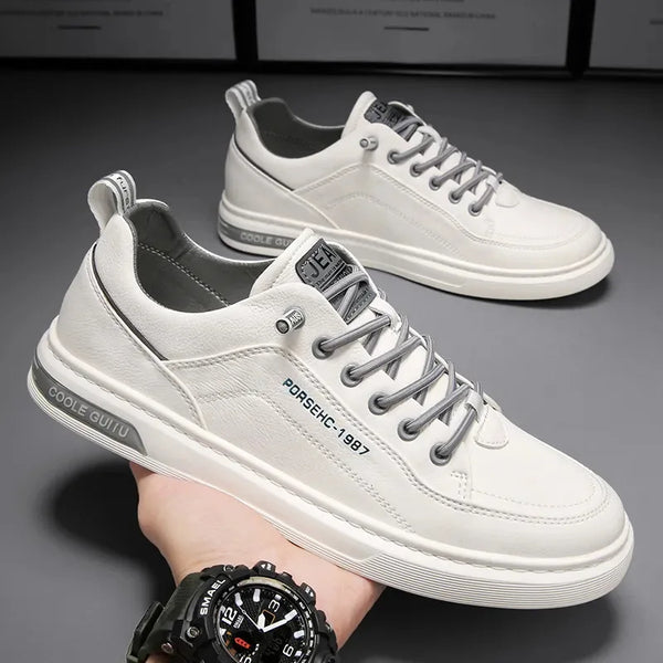 Men’s Comfortable Flat Casual Shoes, Outdoor Sneakers, High-End Fashion Dress Shoes, Stylish One-Pedal Footwear for Men