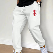 Men’s Casual Drawstring Joggers, Workout Running Gym Pants, Fitness Sports Streetwear Trousers