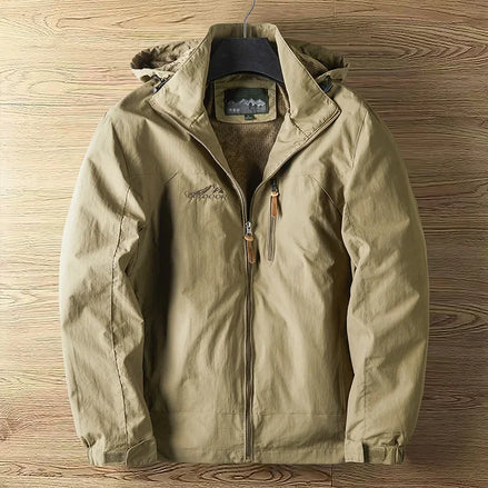 Men’s Corduroy Jacket, Thin Spring-Autumn Coat, Casual Vintage Loose Fit, Plus Size Outerwear