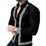Men’s Autumn Clothing, European and American Streetwear, Casual Fashion Printed Tops, Independent Station Cross-Border Trendy Outfit