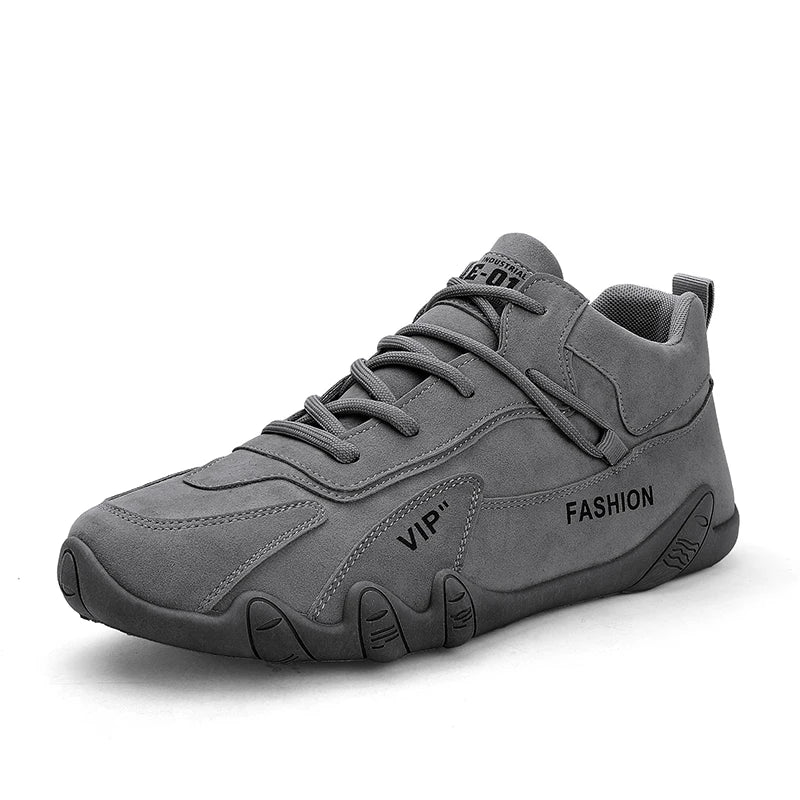 Men’s Sneakers, Autumn Flat-Bottom Workwear Shoes, Wear-Resistant Anti-Slip Hiking Footwear, Lightweight Versatile Casual Trendy Shoes