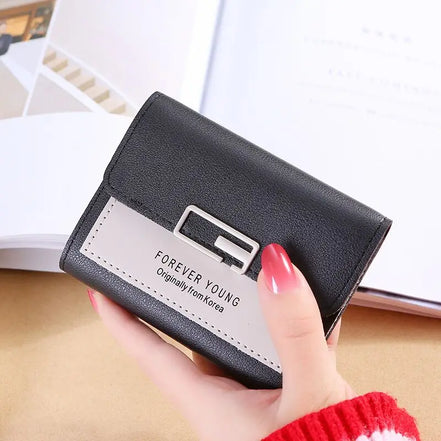 Fashion Short Women Wallets PU Leather Women Luxury Wallet Hasp Small Wallet