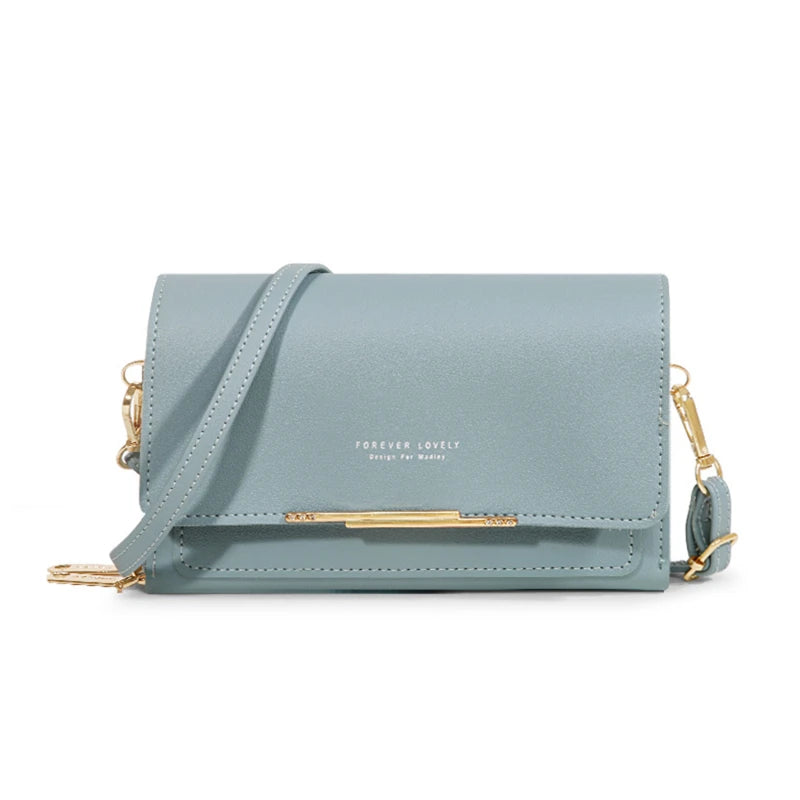 Women’s Korean Wallet Handbag, Multi-Card Large Capacity Casual Shoulder Bag, Mobile Phone Pocket, Stylish Fashionable Design