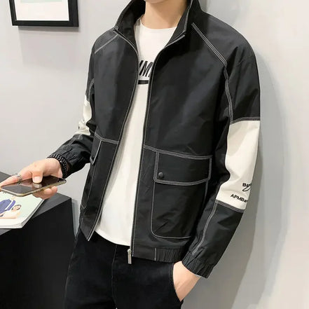 Men’s Trendy Coat, Spring Autumn Aesthetic High-Quality Vintage Jacket