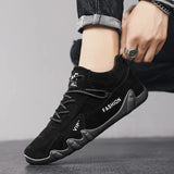 Men’s Sneakers, Autumn Flat-Bottom Workwear Shoes, Wear-Resistant Anti-Slip Hiking Footwear, Lightweight Versatile Casual Trendy Shoes