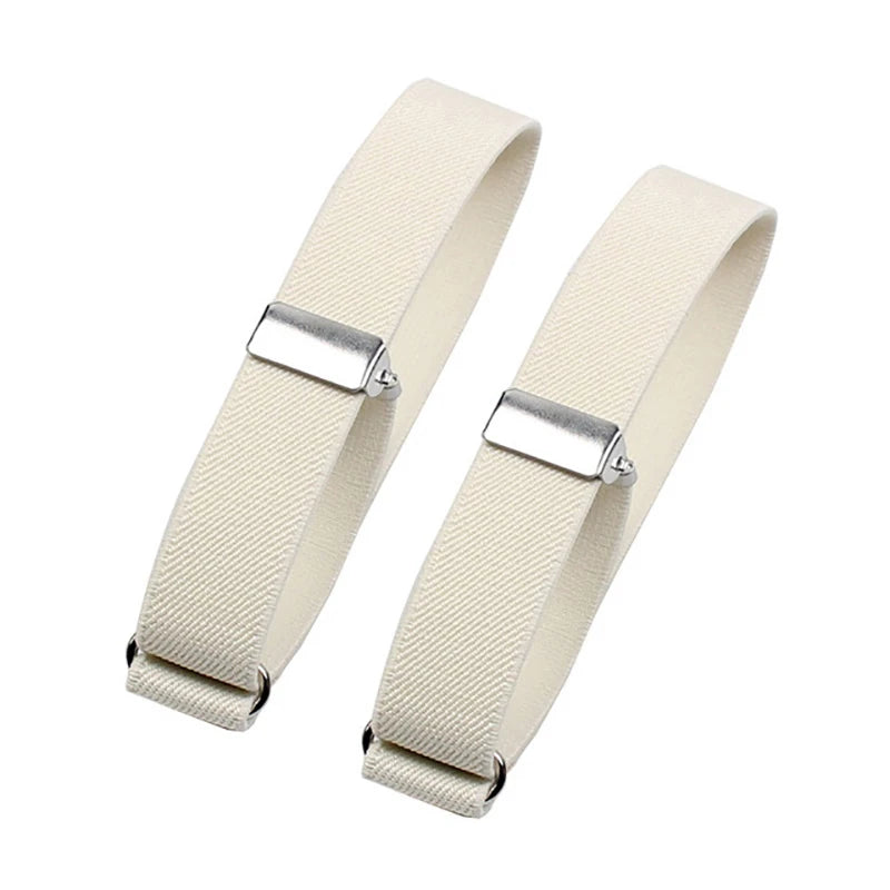 1 Pair Adjustable Elastic Armband, Shirt Sleeve Holder, Fashion Arm Cuffs, Unisex Bands for Party or Wedding Accessories