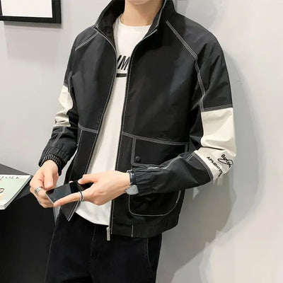 Men’s Trendy Coat, Spring Autumn Aesthetic High-Quality Vintage Jacket
