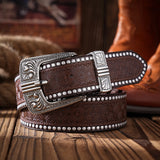 Casual Retro Belts, Western-Style Clothing Accessories, Metal Buckles, PU Leather Belts, Stylish Unisex Belts for Men and Women