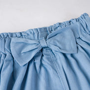 Kids’ Wide Leg Pants – Summer Chiffon Cropped Trousers for Girls, Ages 2–10
