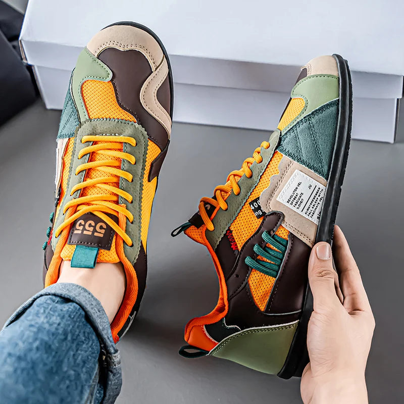 Men’s Casual Sports Shoes, Fashion Breathable Outdoor Running Sneakers