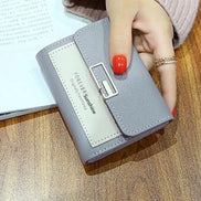 Fashion Short Women Wallets PU Leather Women Luxury Wallet Hasp Small Wallet