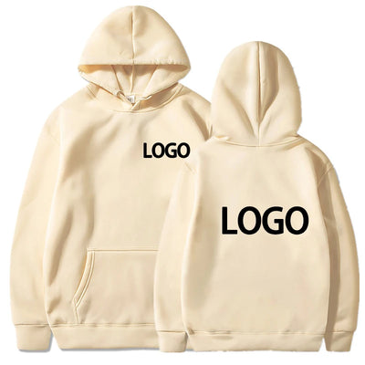 Custom Printed Men’s and Women’s Hoodie, Loose Casual Long Sleeve Pullover