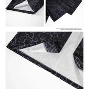 Men’s and Women’s Traditional Clothing, Black Skeleton Streetwear, Samurai Style Outfit