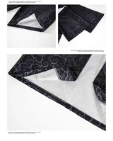Men’s and Women’s Traditional Clothing, Casual Kimono, Black Skeleton Print, Ruth Design, Beach Streetwear, Samurai Style Outfit