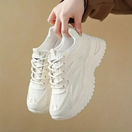 Women’s High-Platform Sneakers, , Stylish Athletic Footwear, Trendy Daily Wear.