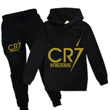Kid's Clothes Hoodie +Pants Suit 2pcs Set Boy Tracksuit 3-12 Years Spring Autumn Sweatshirt Set Football CR7 Children Sportsuit