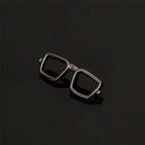 Clothing Accessories, Sunglasses-Shaped Jewelry, Suit Accessories, Enamel Collar Pins, Badge Brooches, Decorative Glasses Brooch for Women