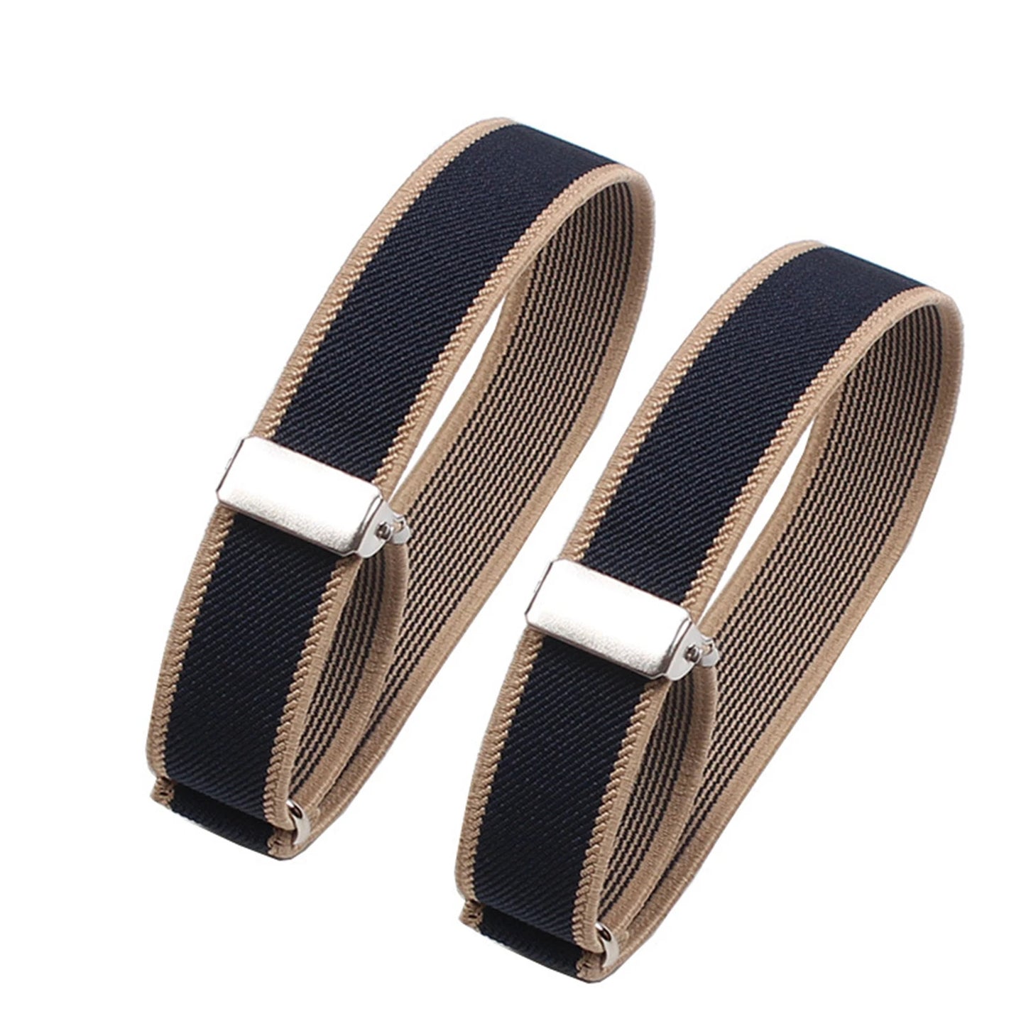 Women’s and Men’s Fashion Adjustable Arm Cuffs, Elastic Bands for Party or Wedding