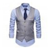 Dress Vests for Men, Slim Fit Suit Vest, Male Waistcoat Gilet Homme, Casual Sleeveless Formal Business Vest, Chaleco Hombre