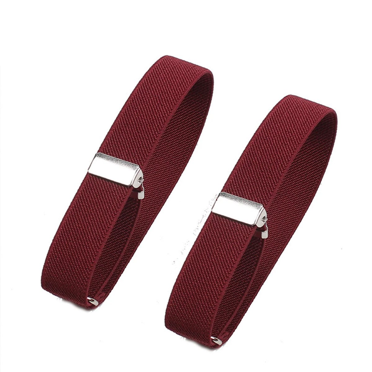 Women’s and Men’s Fashion Adjustable Arm Cuffs, Elastic Bands for Party or Wedding