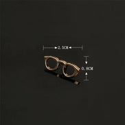Clothing Accessories, Sunglasses-Shaped Jewelry, Suit Accessories Enamel Collar Pins
