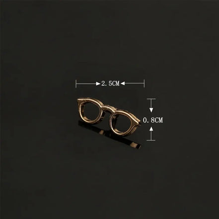 Clothing Accessories, Sunglasses-Shaped Jewelry, Suit Accessories Enamel Collar Pins