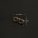 Clothing Accessories, Sunglasses-Shaped Jewelry, Suit Accessories, Enamel Collar Pins, Badge Brooches, Decorative Glasses Brooch for Women