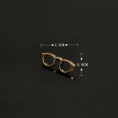 Clothing Accessories, Sunglasses-Shaped Jewelry, Suit Accessories Enamel Collar Pins